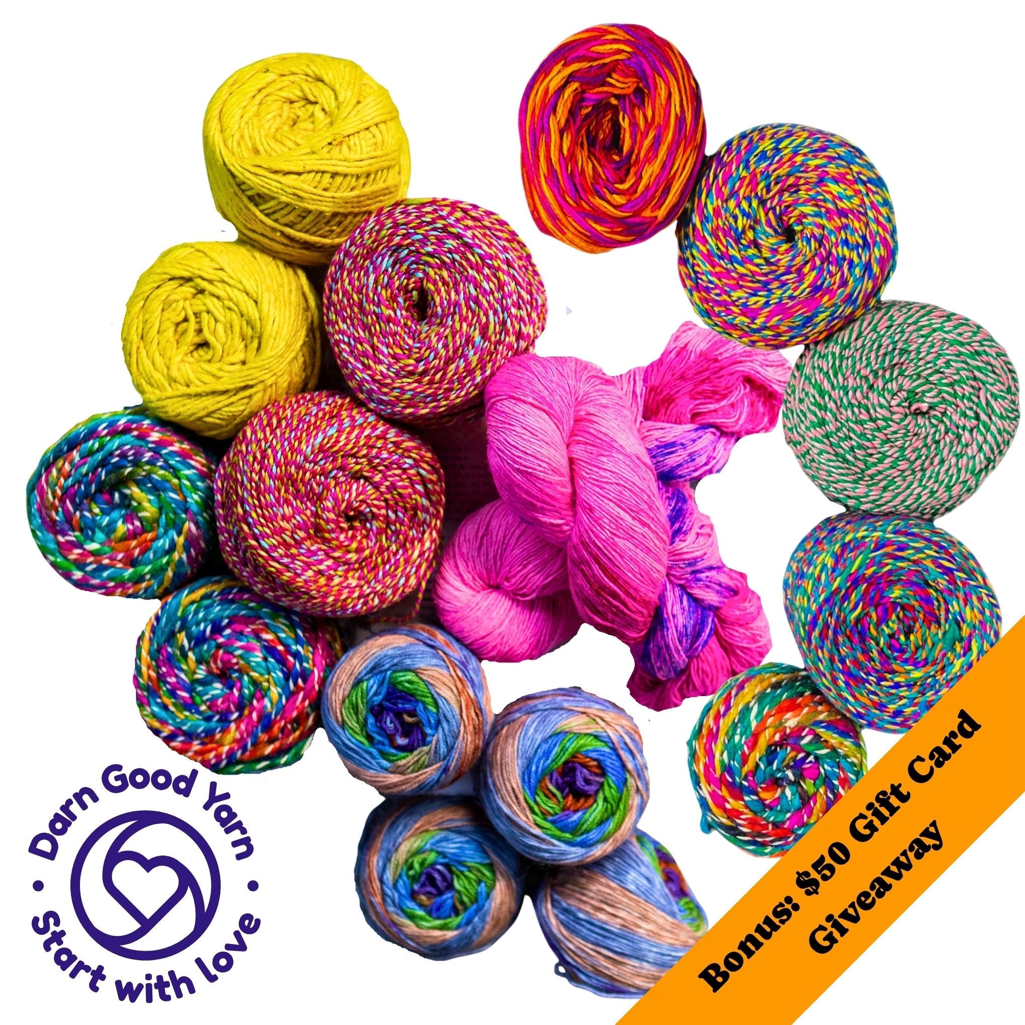 The Made With Love Yarn Bundle — Mystery Box + $50 Gift Card Giveaway 🎟️💛